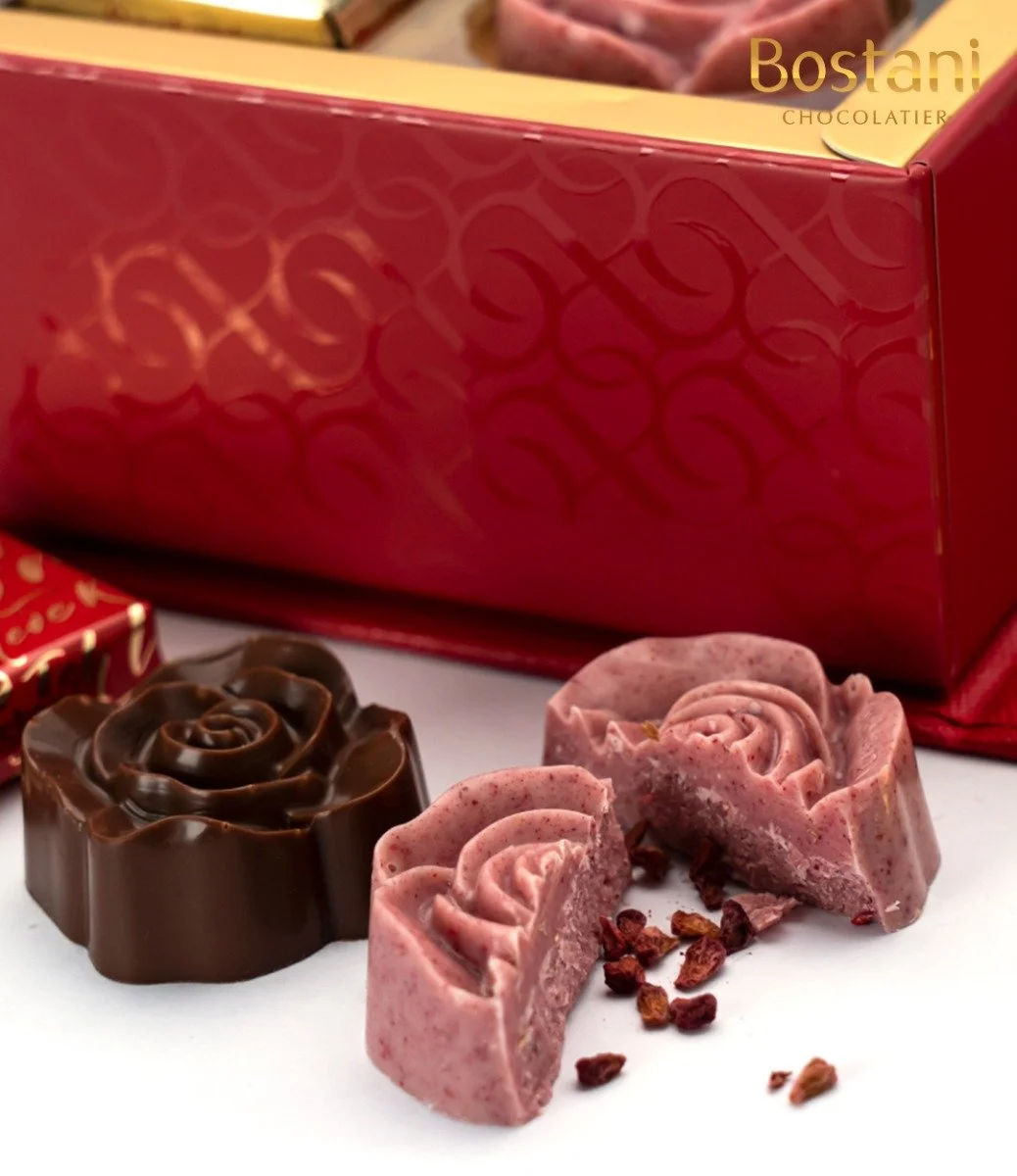 Heart Chocolate Box by Bostani - 12 Pcs