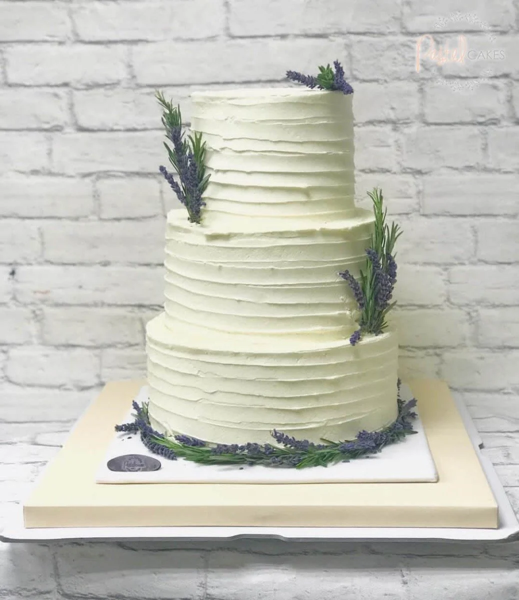 Buttercream Lavender Theme Cake By Pastel Cakes
