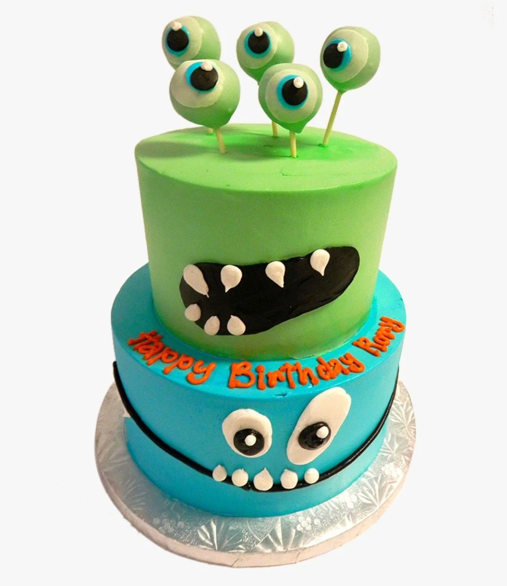 Monsters Cake by Sugar Sprinkles