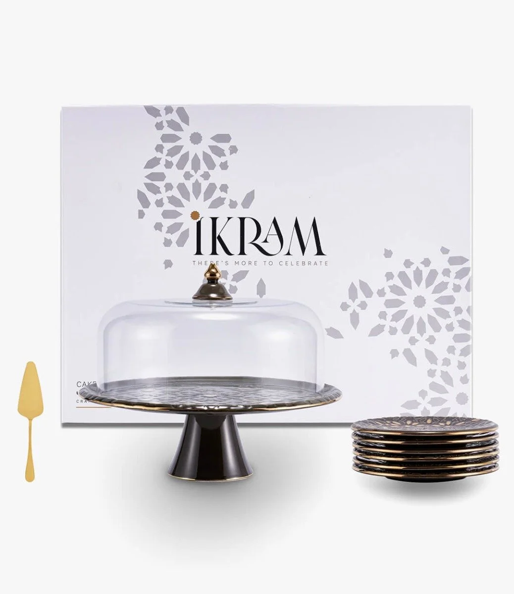 Cake Serving Set - Ikram - Black