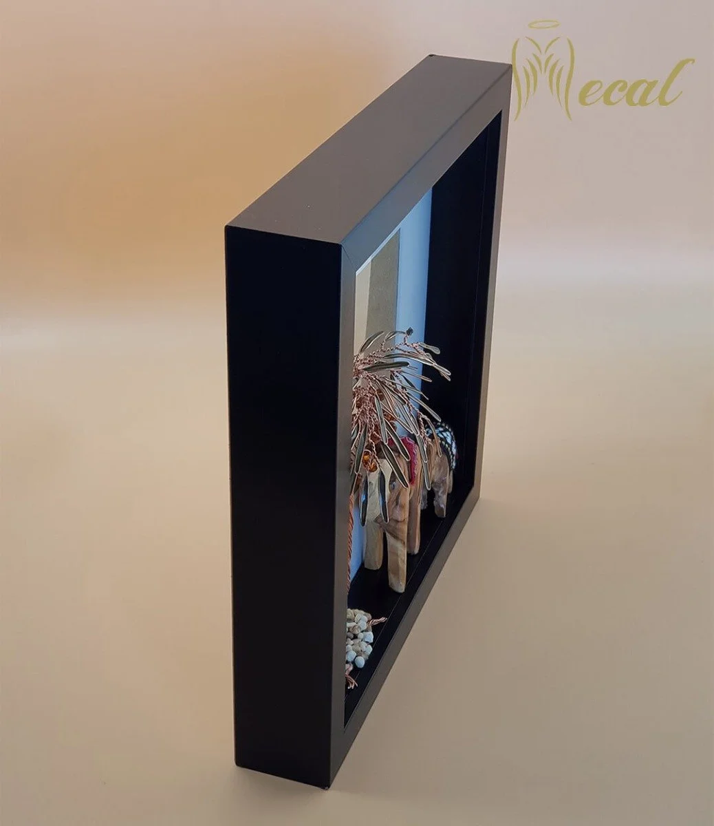 Camels & Palm Tree Frame by Mecal