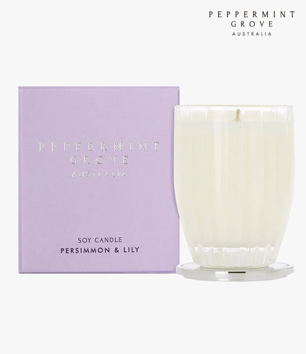Persimmon and Lily  200g Candle
