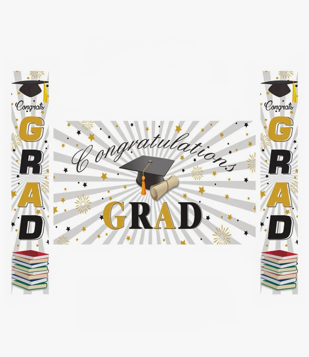 Canvas Graduation Banner Set