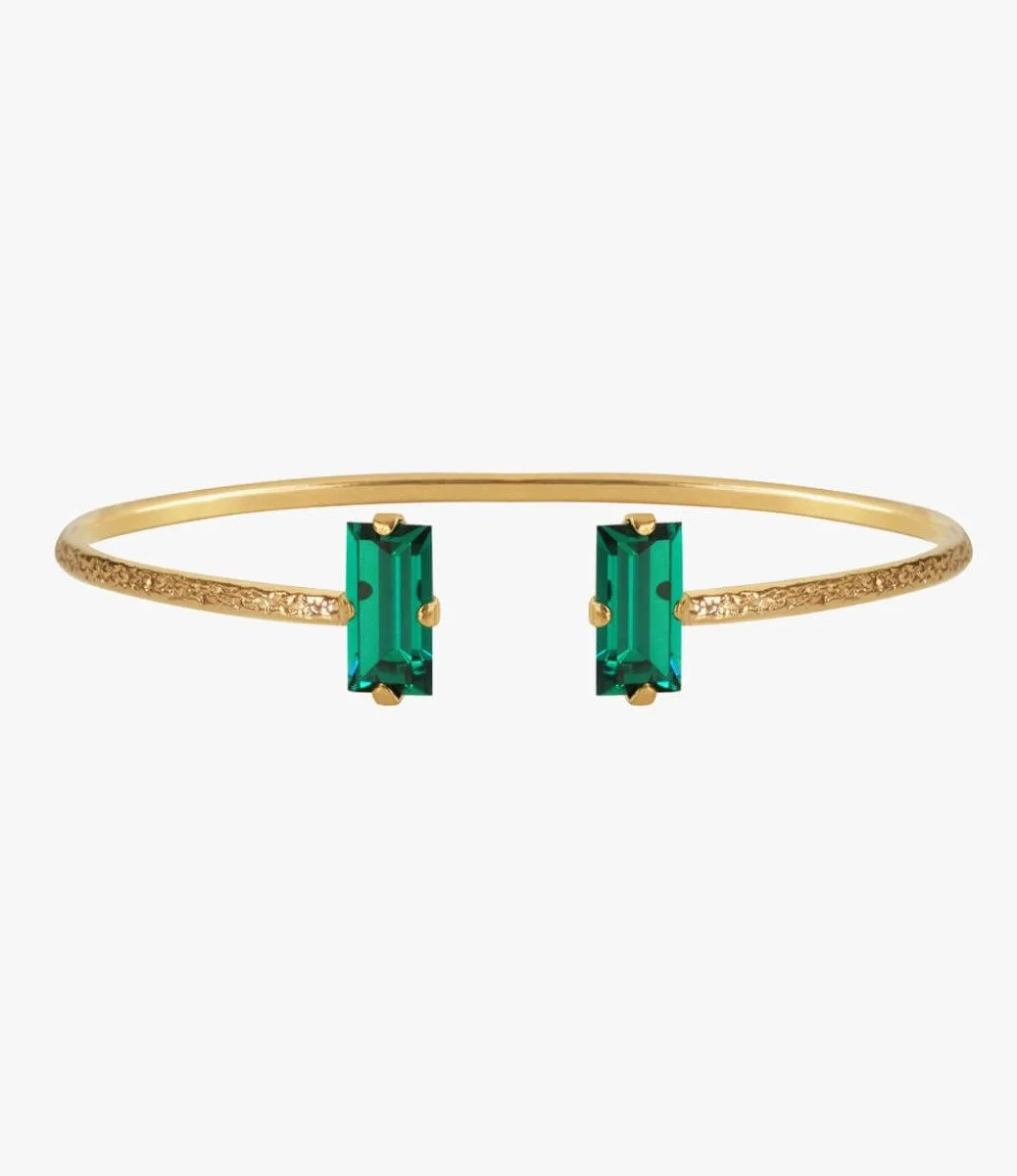 Caroline Svedbom Baguette Bracelet Emerald