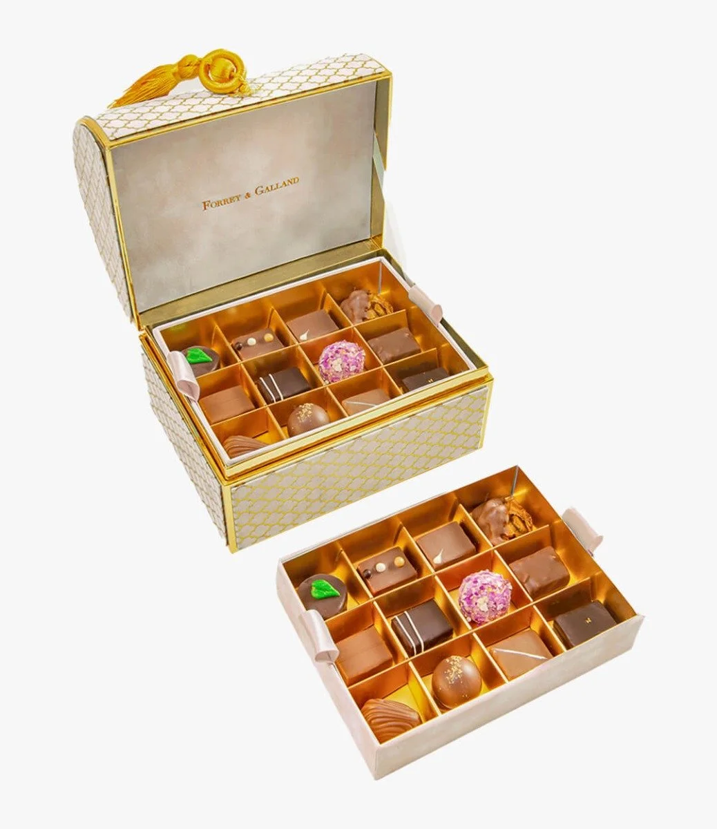 24-pcs Chest of Chocolate by Forrey & Galland 