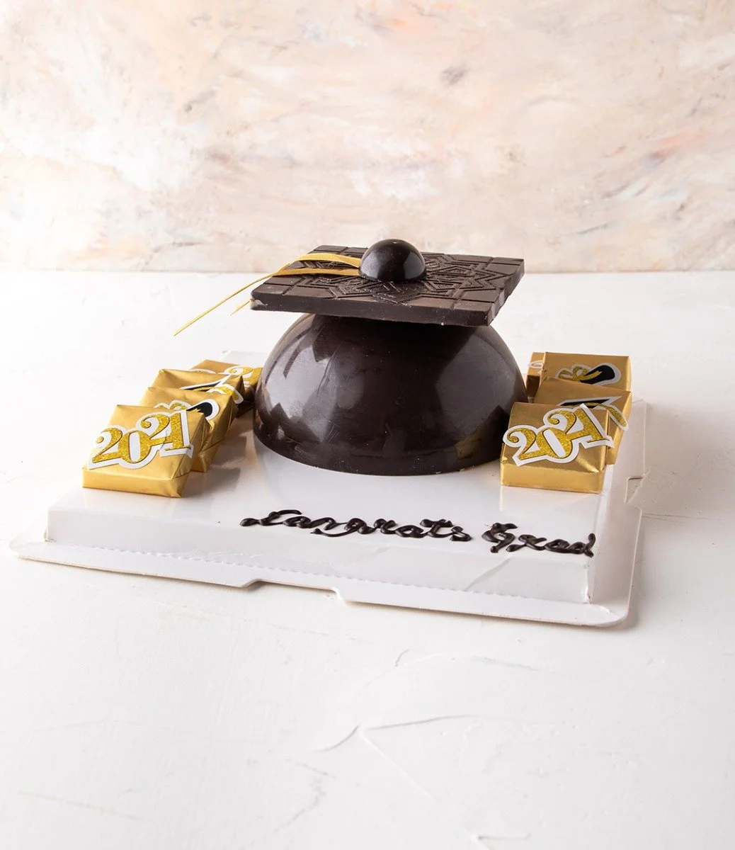 Chocolate Graduation Hat by NJD