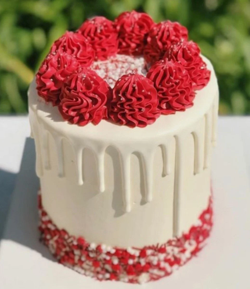Drip Red Cake