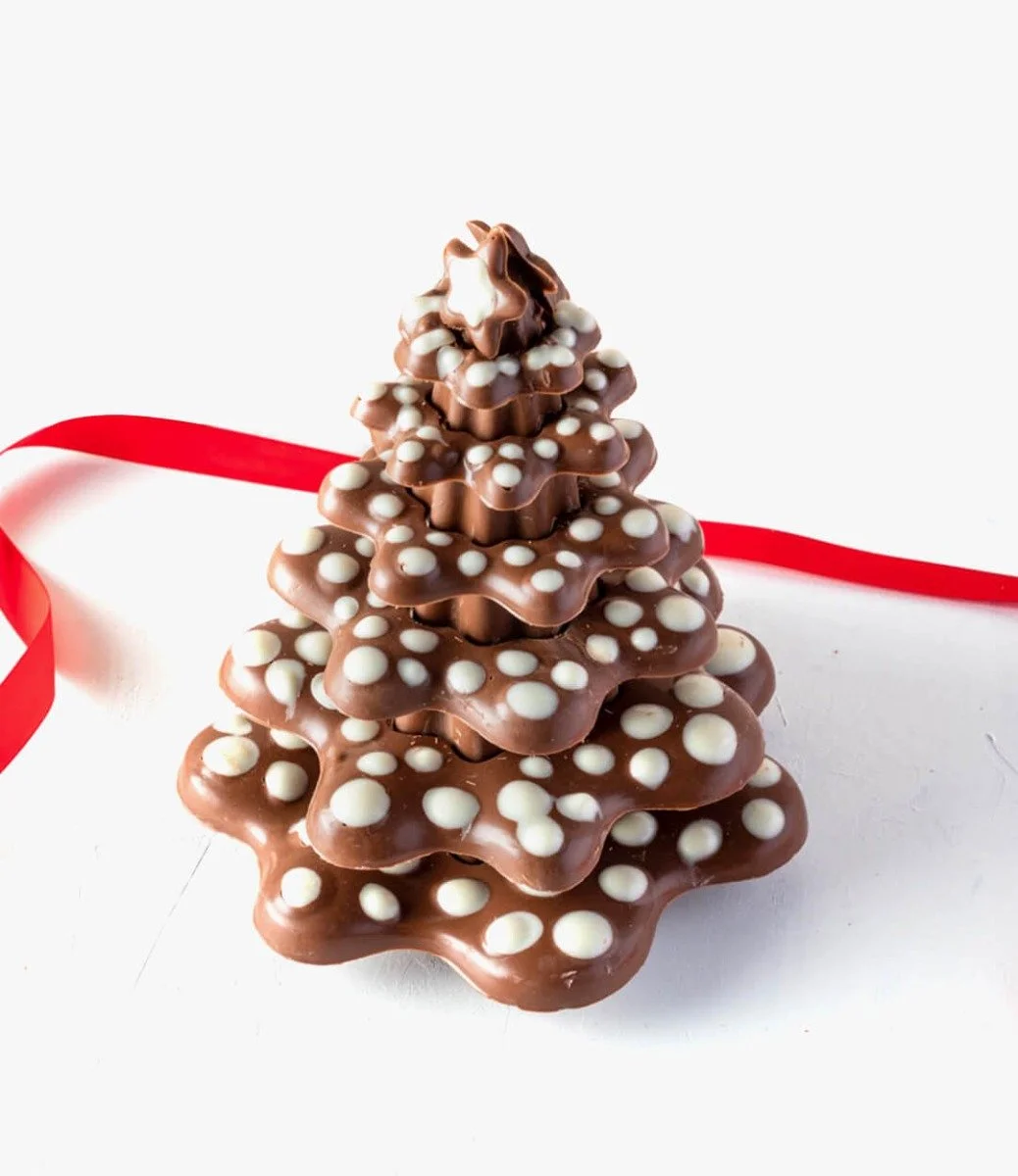 شوكولاتة بشكل شجرة الكريسماس من إن جيه دي