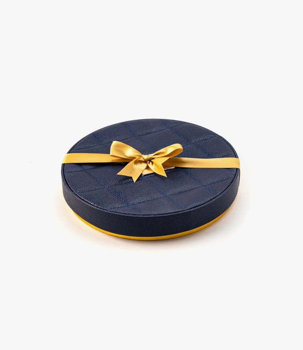 Circle Dark Blue Luxury Box By Bostani  - Small 