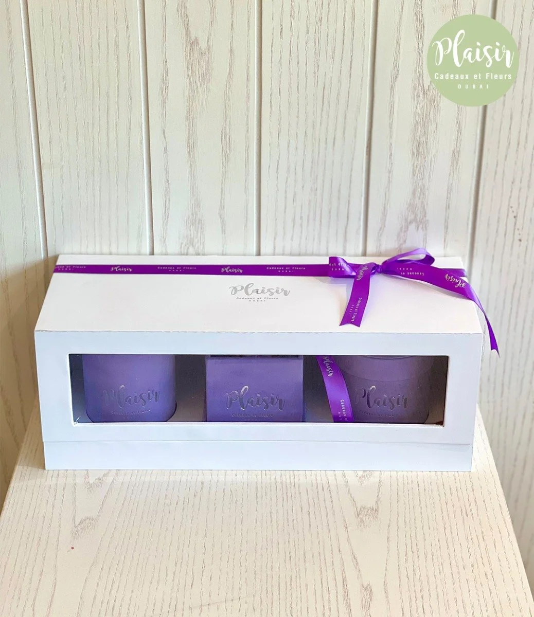 Classic Trio Gift Box - Lilac by Plaisir