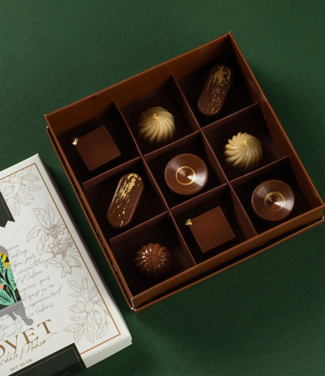Classic Truffles 9pcs Box by Covet Chocolates