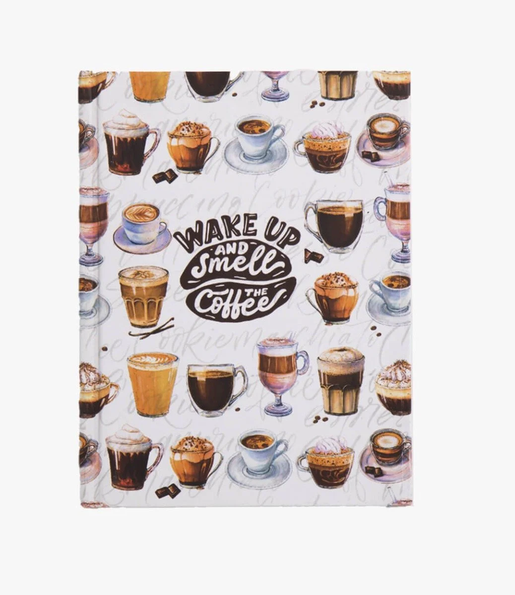 Coffee Notebook Hardcover A5 Size