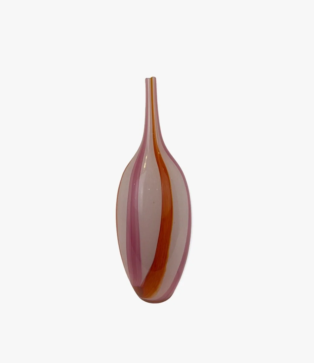 Coloured Glass Vase- Medium