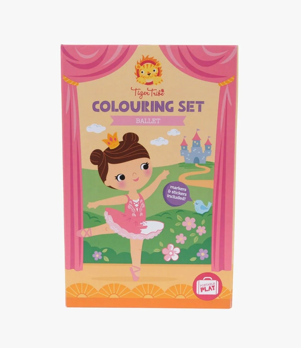 Colouring Set - Ballet by Tiger Tribe