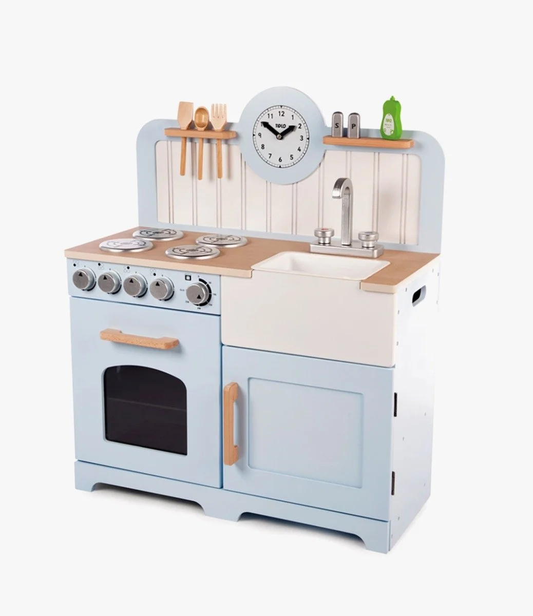 Country Play Kitchen - Blue by Tidlo