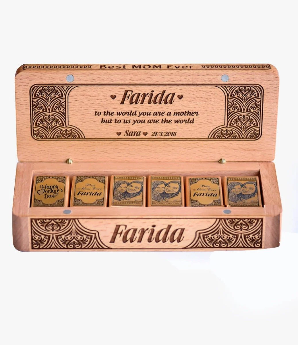 Customized Royal Box with Customized Chocolate Set