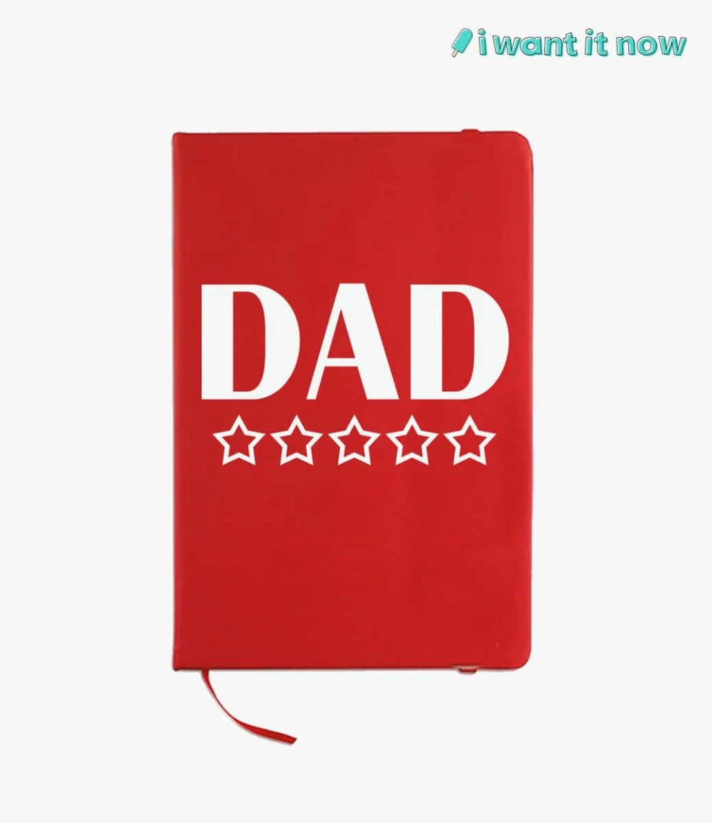 Dad 5 stars Notebook By I Want It Now