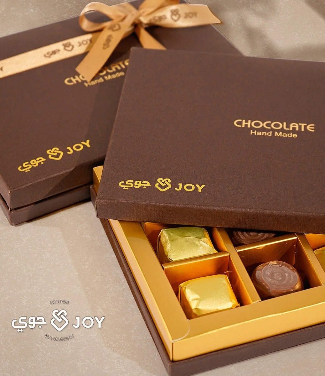 Delux And Small Delux Mix In Brwon Box By Joy Chocolate 