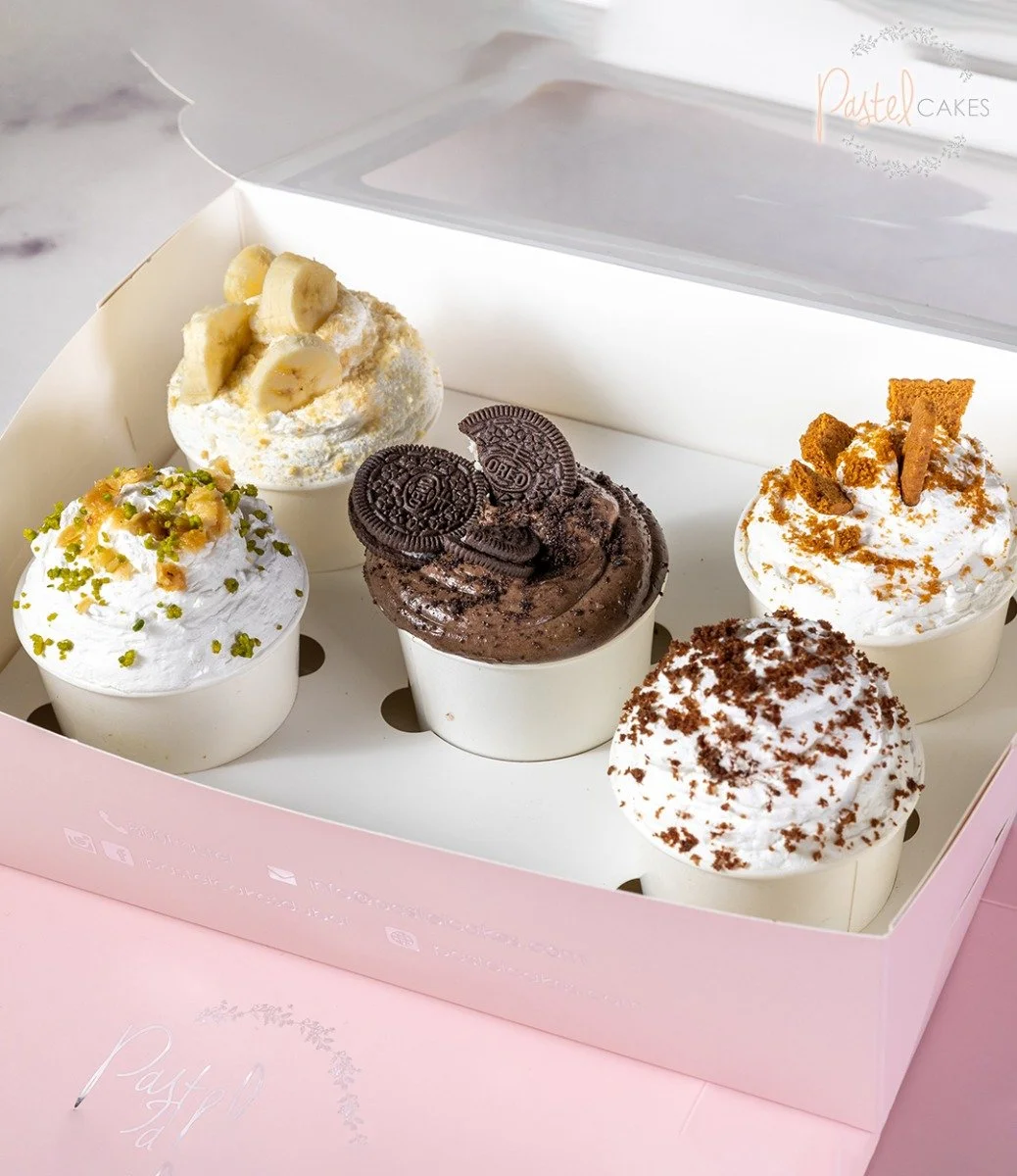 Dessert Cups Box of 5 By Pastel Cakes