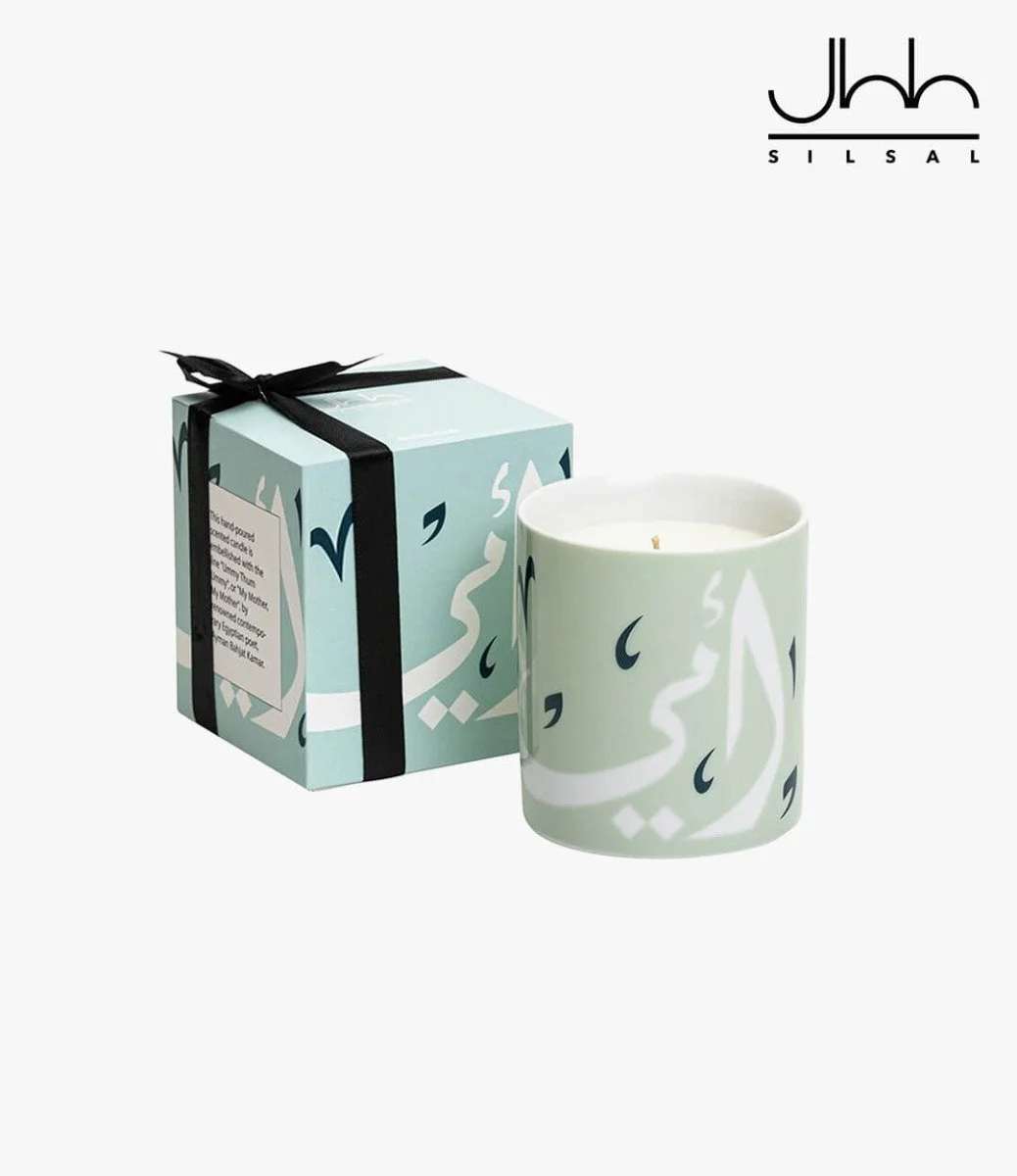 Diwani My Mother Mirage Candle (150g) - Green By Silsal*
