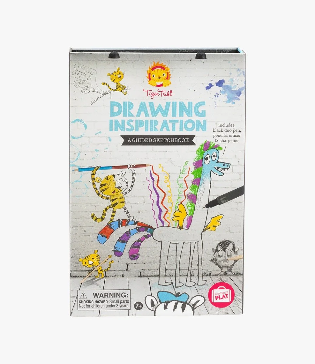 Drawing Inspiration - A Guided Sketchbook By Tiger Tribe