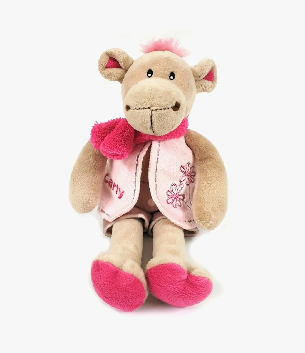 Pink Dressed Camel 28cm by Fay Lawson