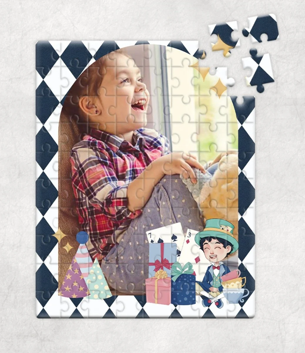 Eid Puzzle for Kids - Girls / Boys Design With Photo