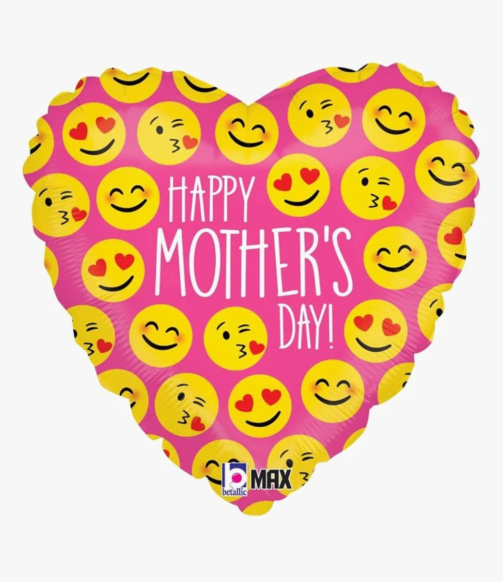 Emoji Mothers Day Foil Balloon
