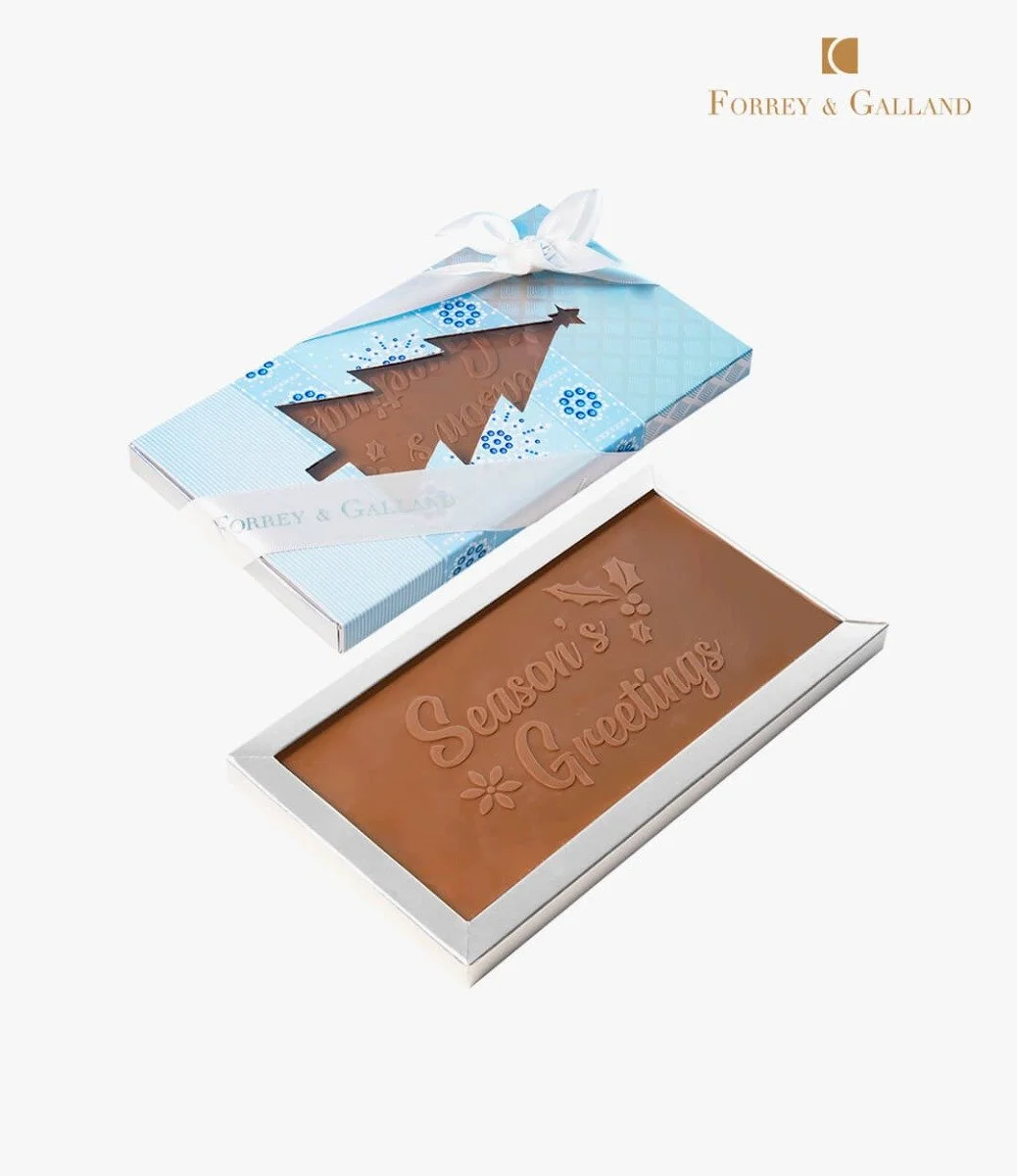 Engraved Chocolate Tablet By Forrey & Galland
