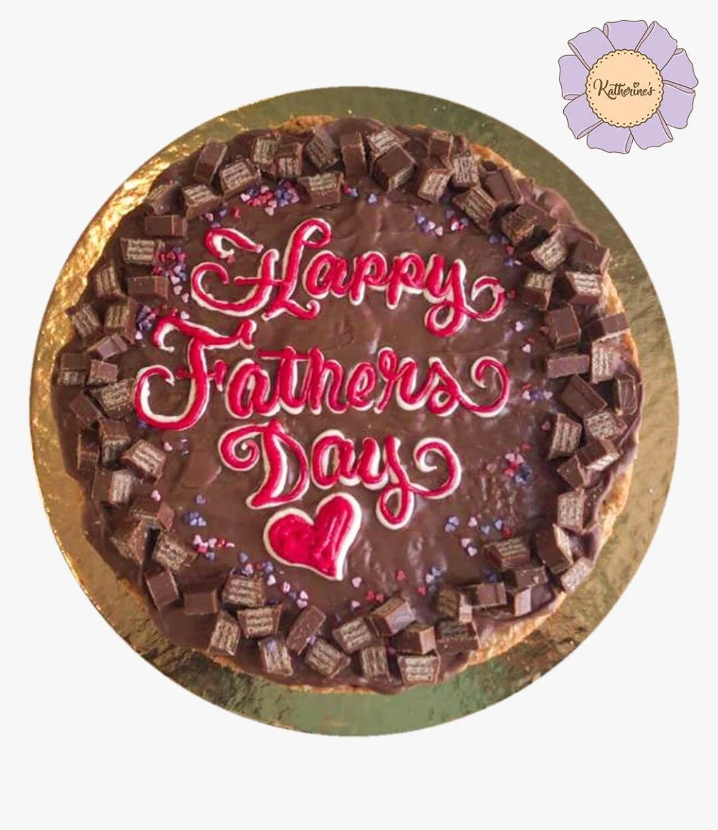 Happy Father's Day Cookie Cake by Katherine's