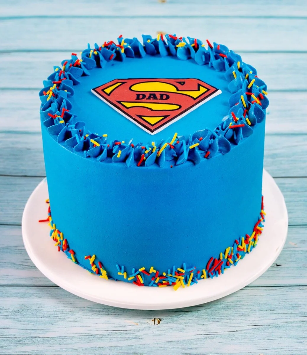 Father's Day Superhero Cake by Cake Social