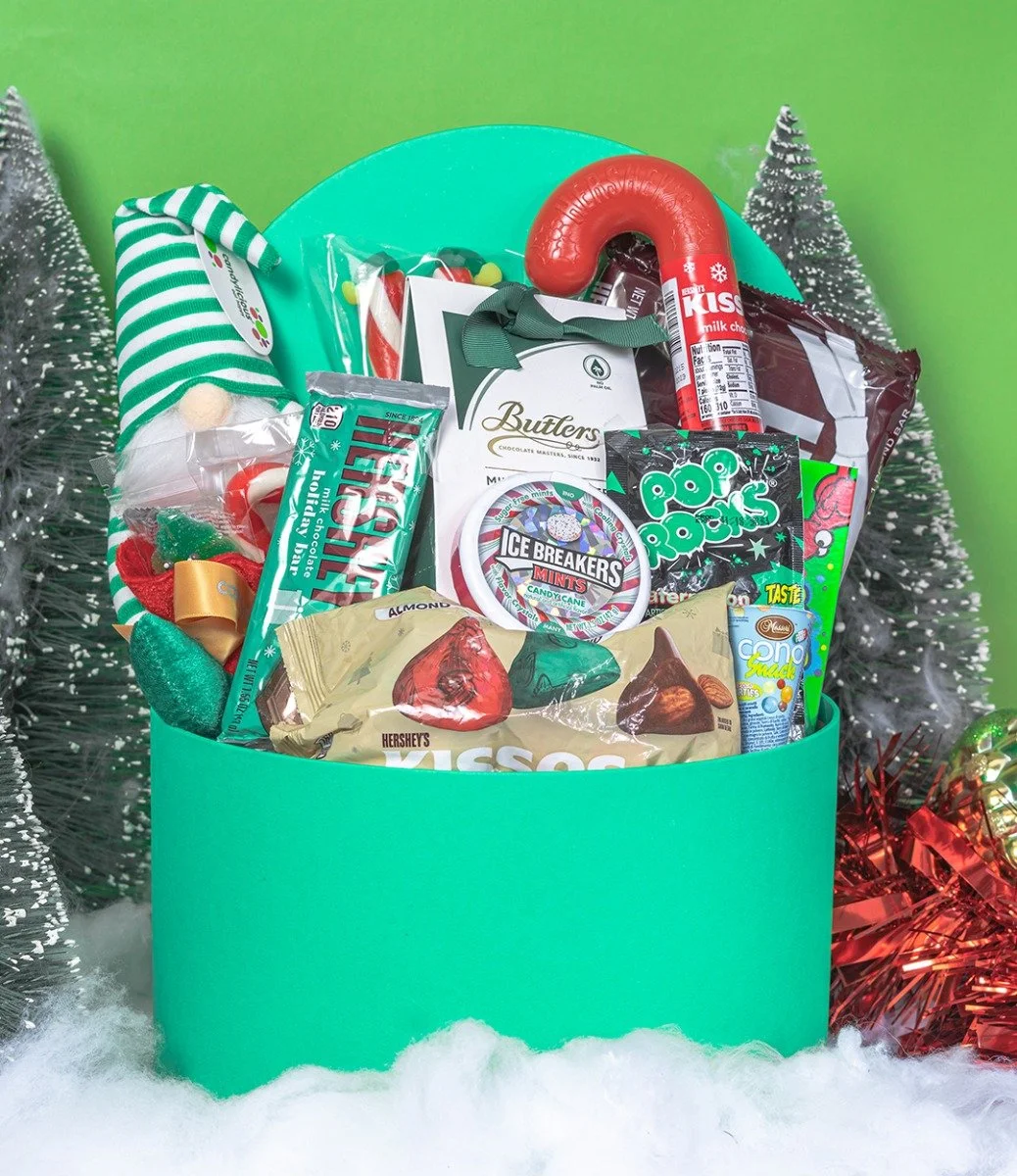 Festive Green Giftbox Large by Candylicious