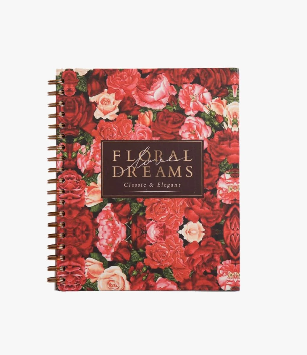 Floral Dreams Notebook Wire A5 Size