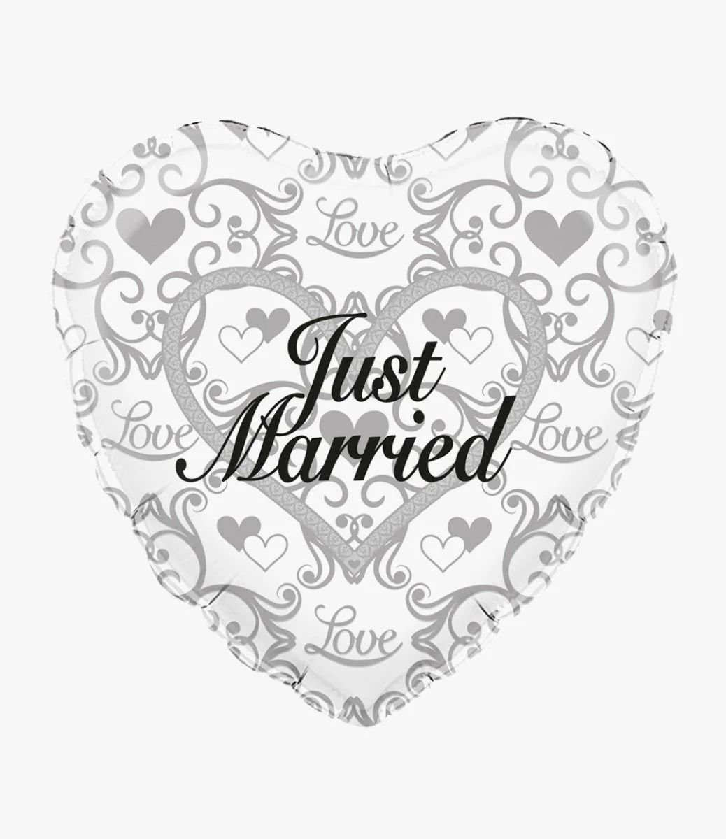 Just Married Foil Balloon
