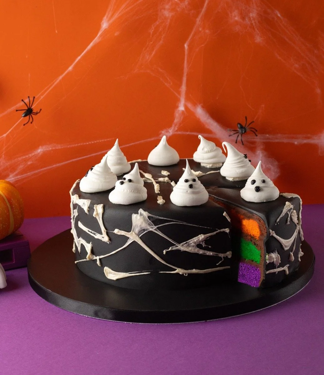 Ghost & Webs Cake by Cake Social