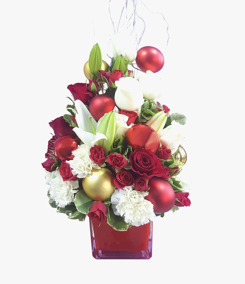 Christmas Gifts With Love Flower Bouquet