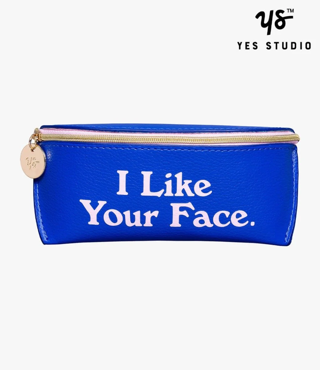 Blue and White Glasses Case by Yes Studio