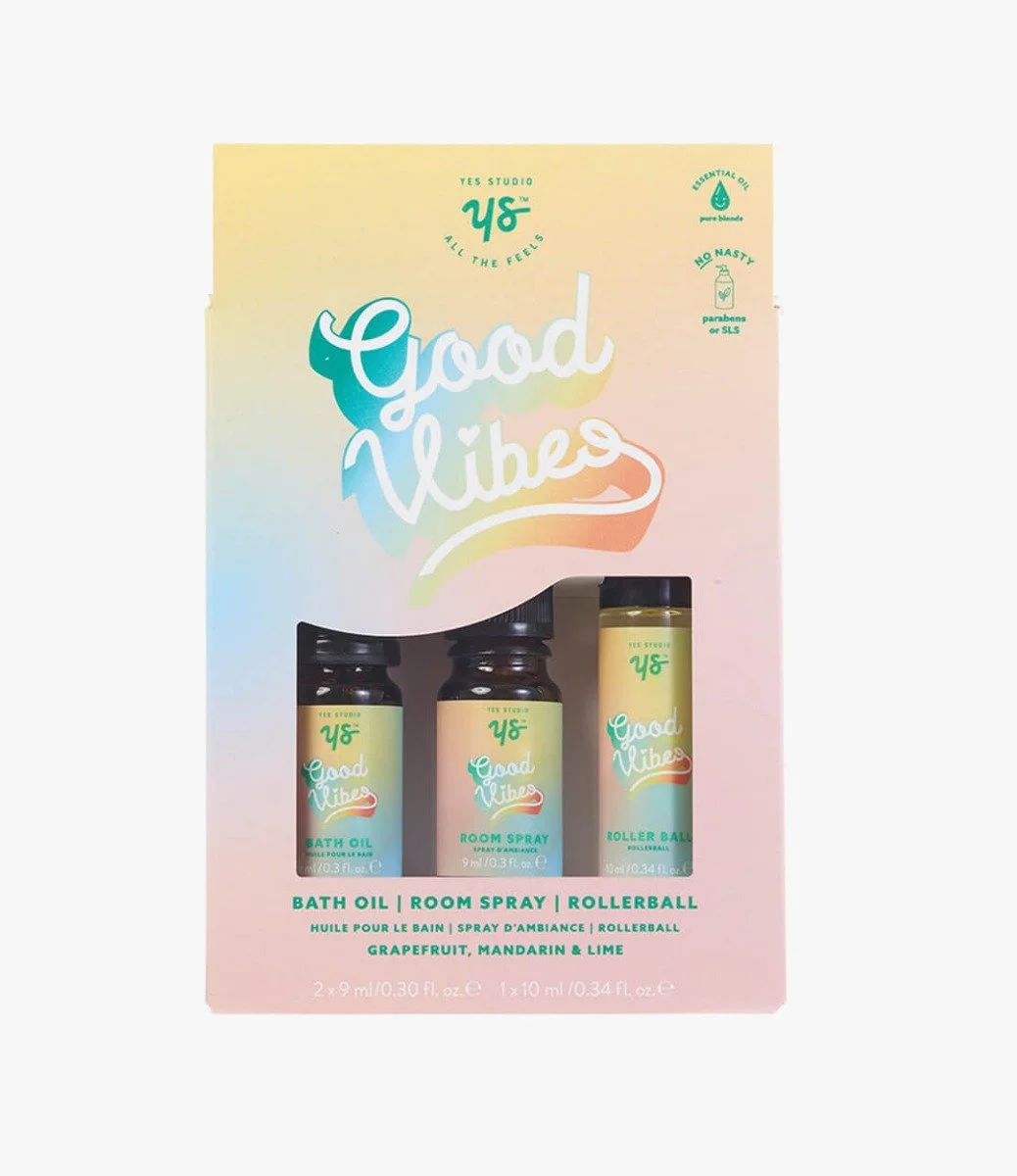 Good Vibes Gift Set Mixed Format by Yes Studio