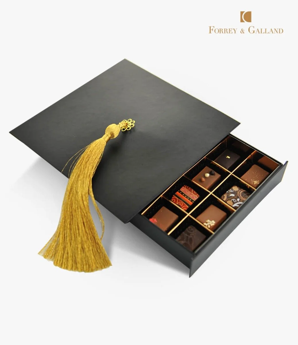 Graduation Square Chocolate Cap by Forrey&Galland