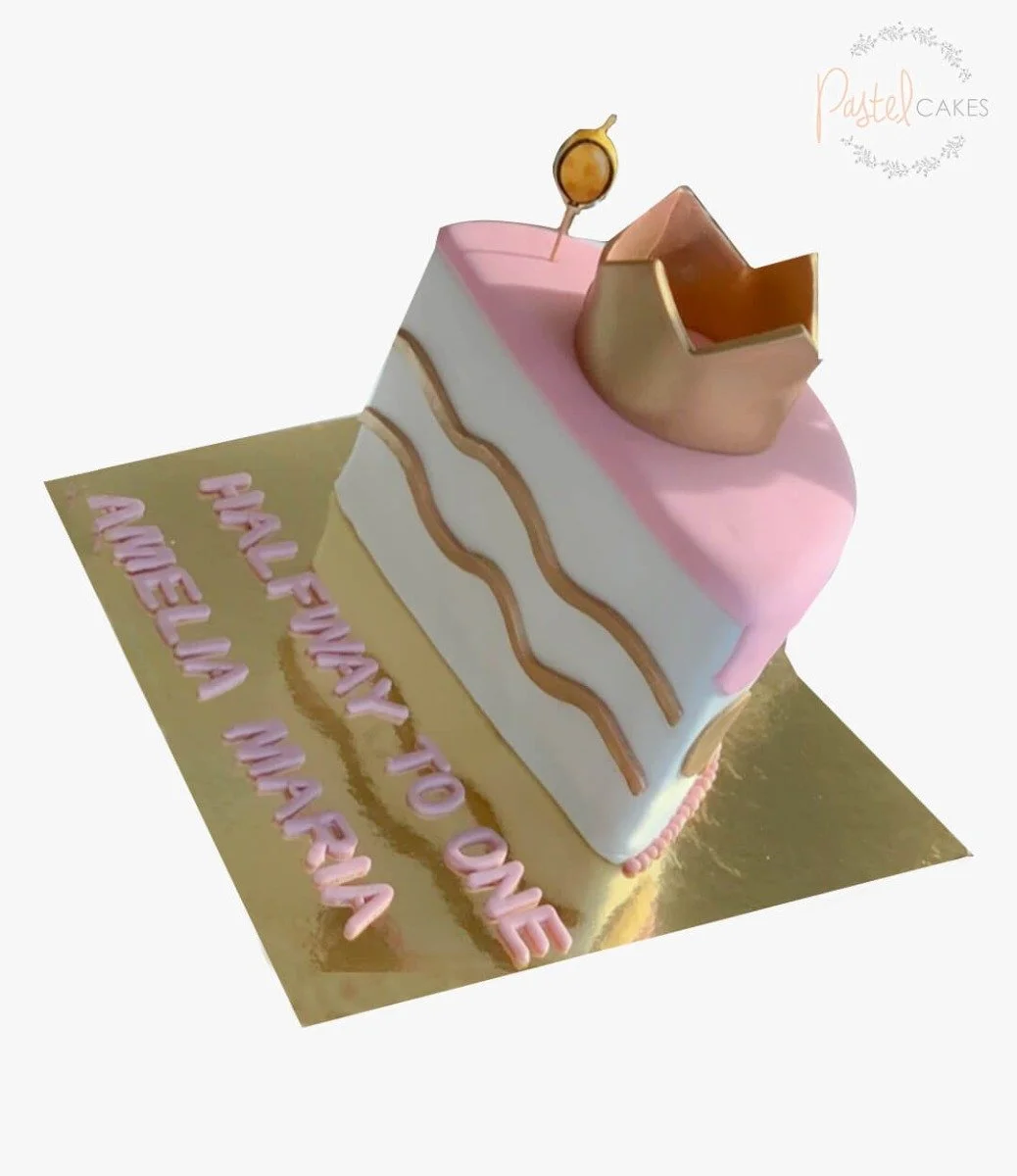 Half Birthday Cake By Pastel Cakes