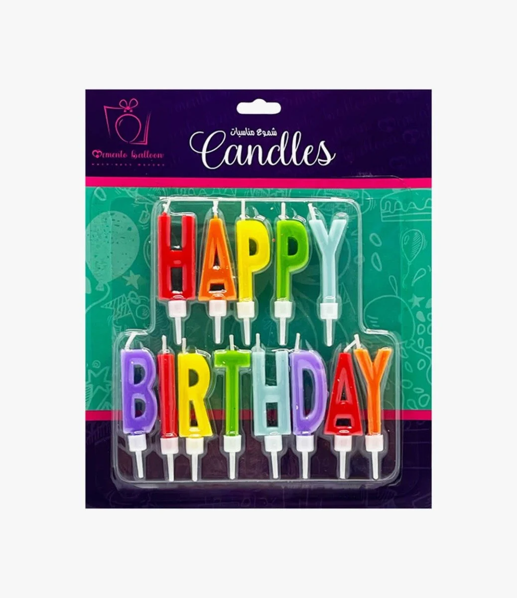 Happy Birthday Fullcolor Candles