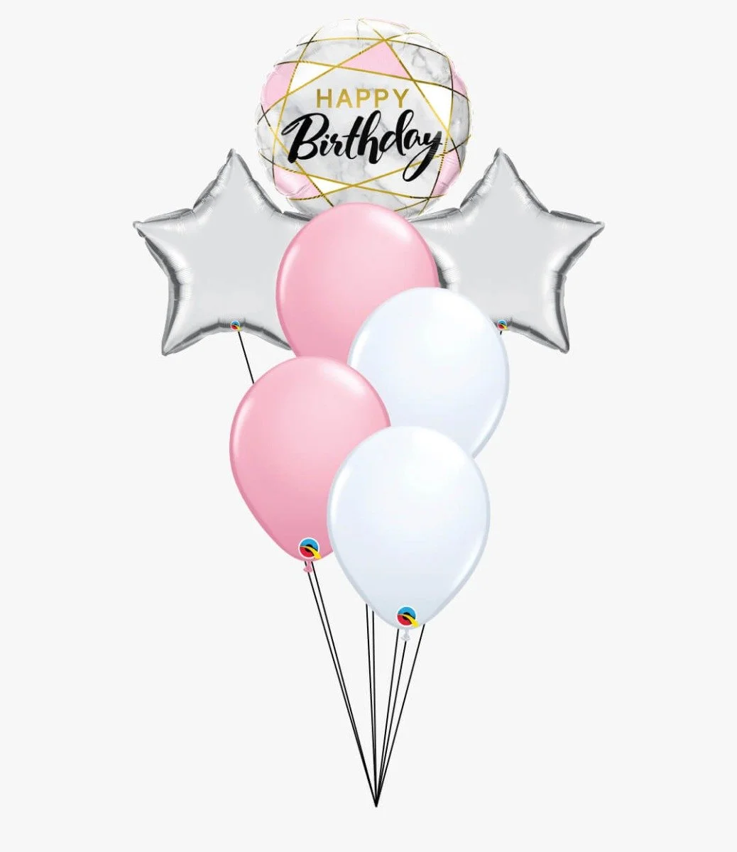 Happy Birthday Stars Balloon Bundle
