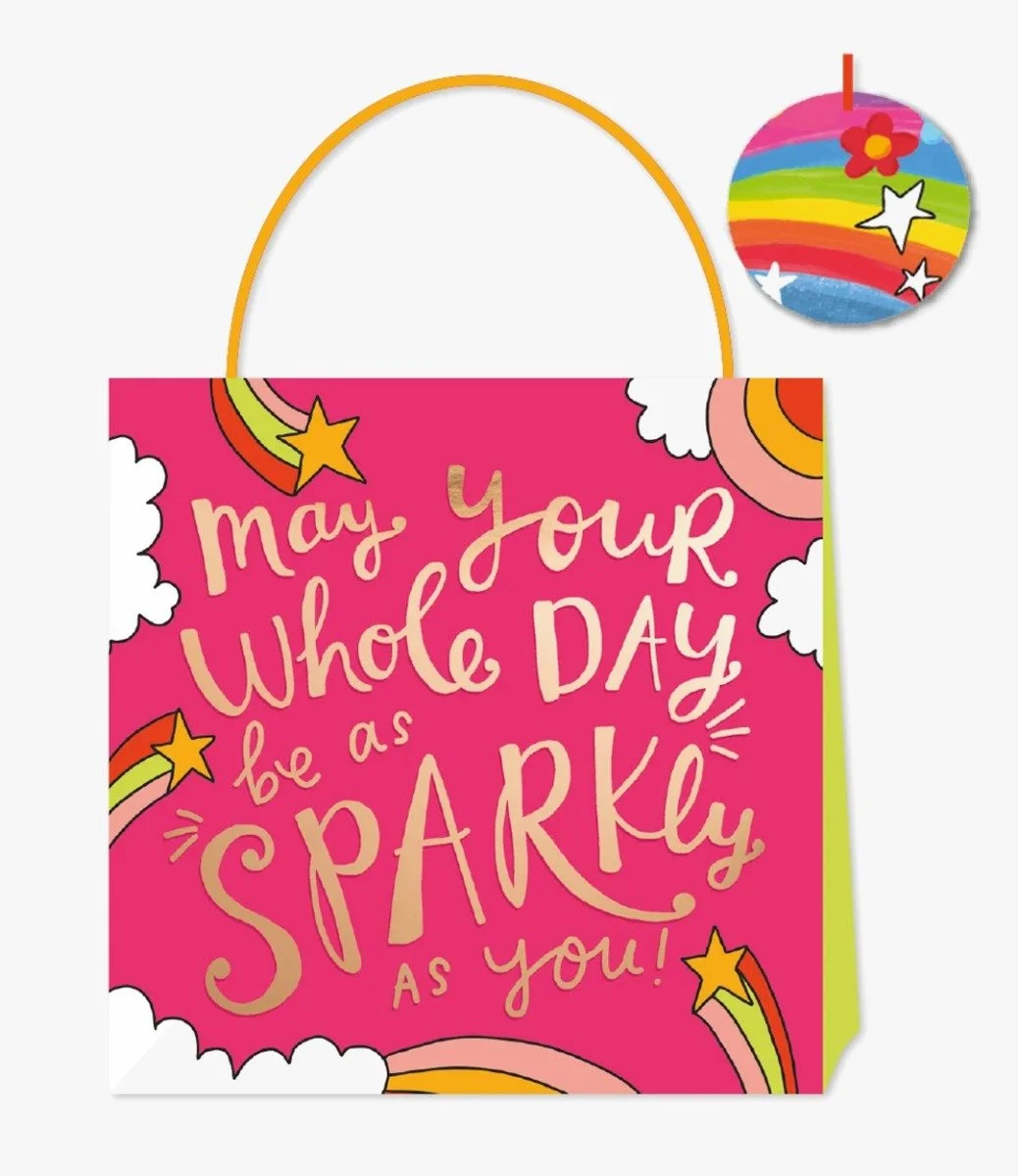 Happy News May Your Day Sparkle M Gift Bag