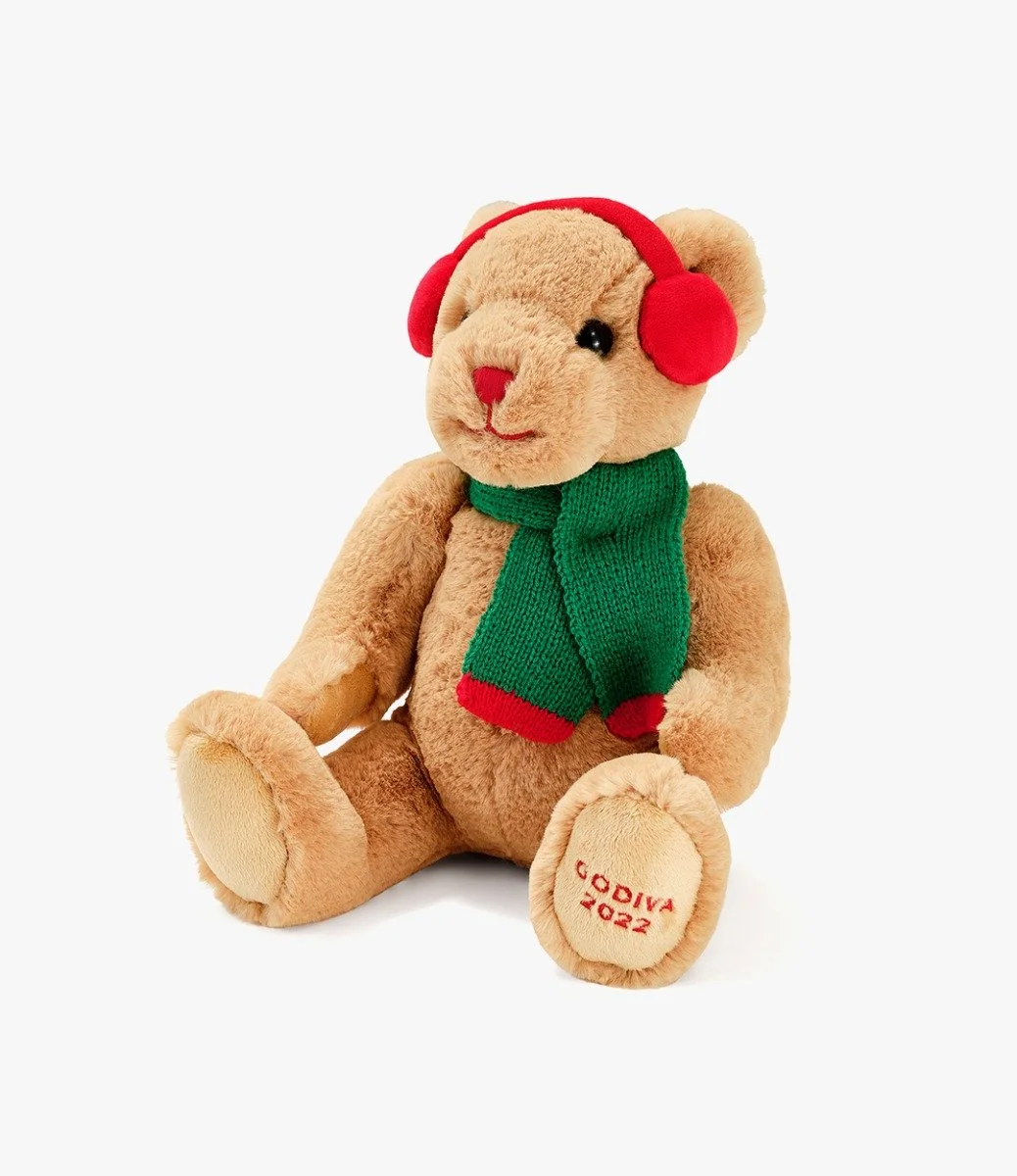 Holiday Plush Bear by Godiva