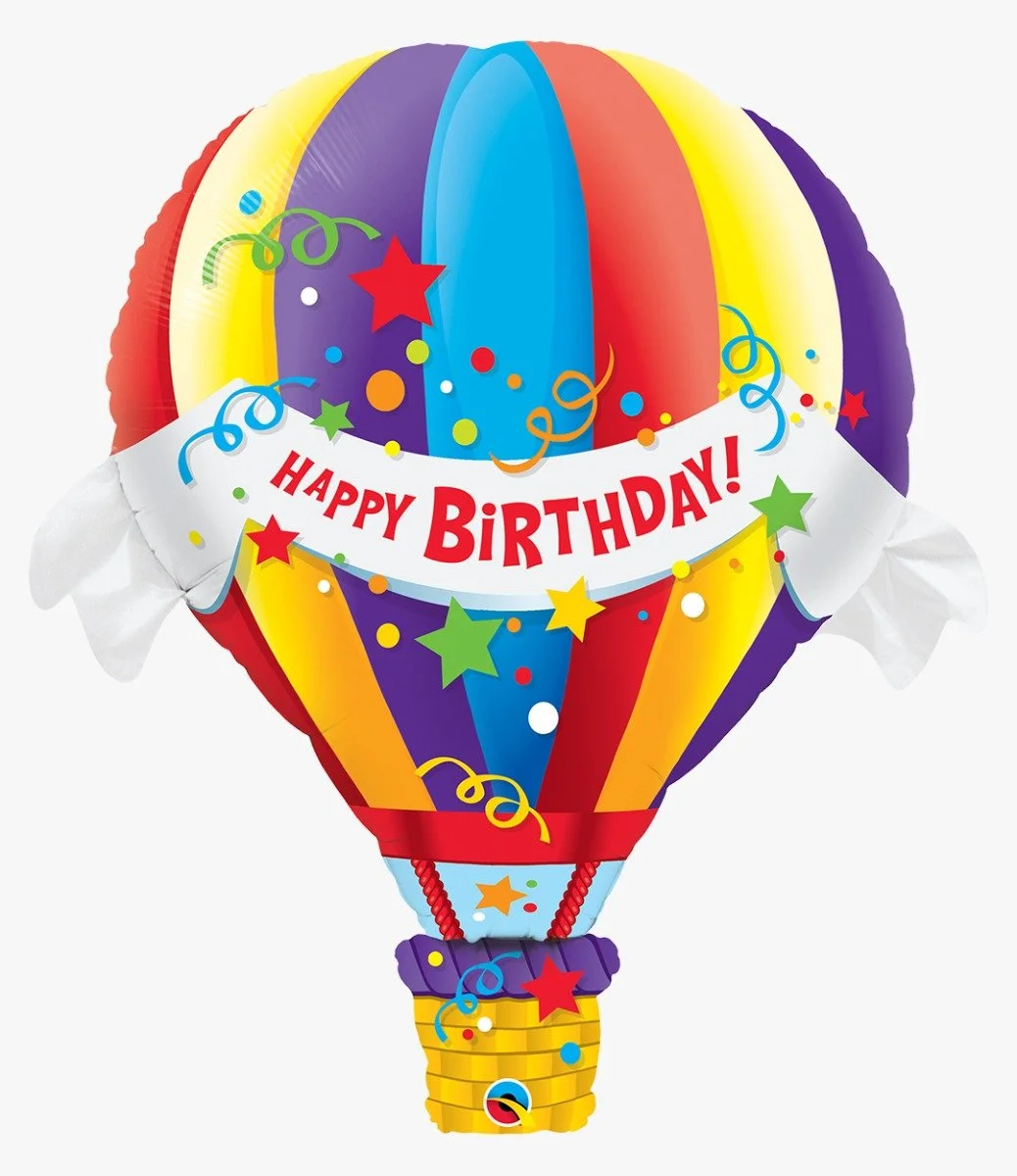 Hot Air Balloon Birthday Balloon