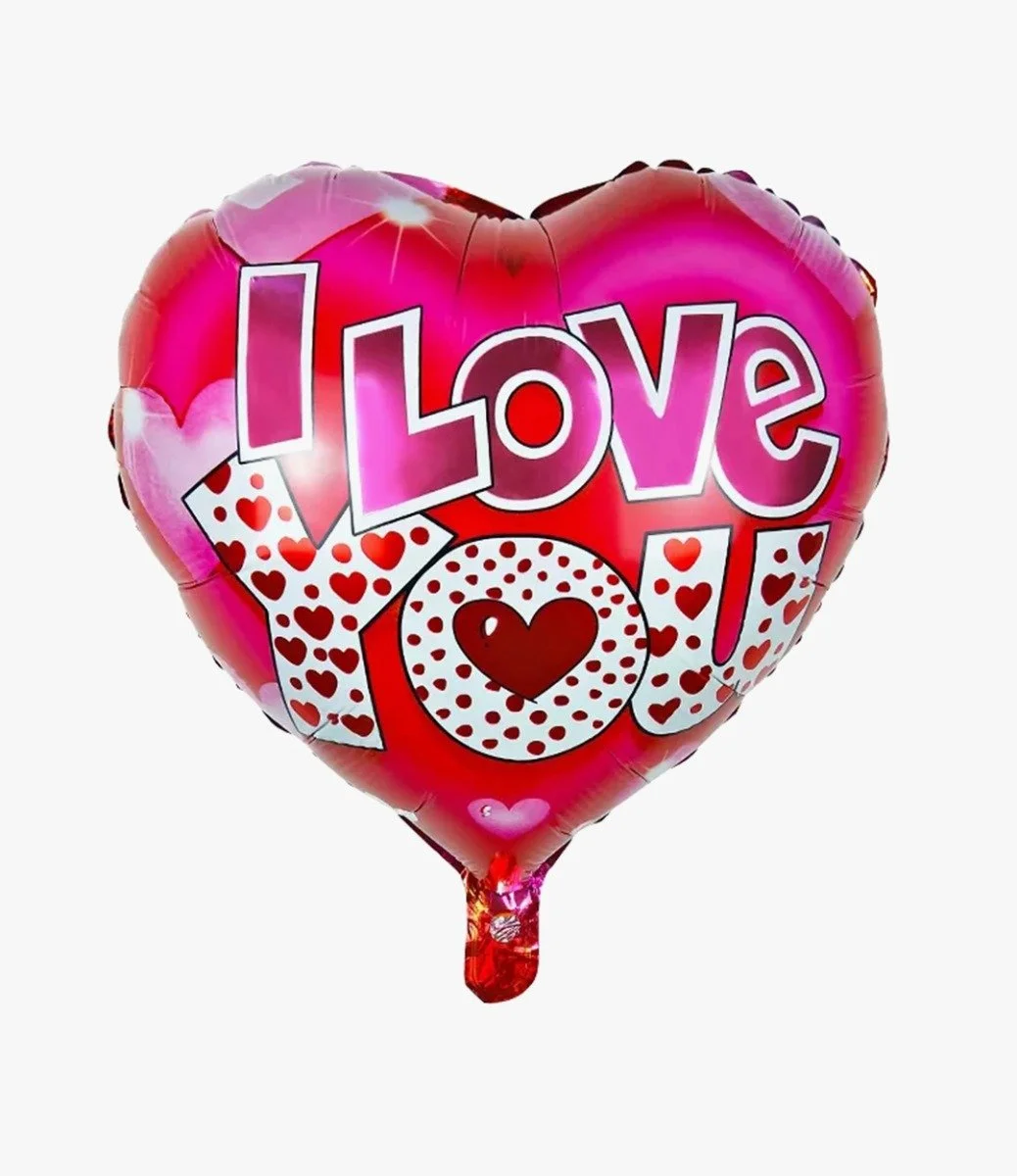 I Love You Foil Balloon