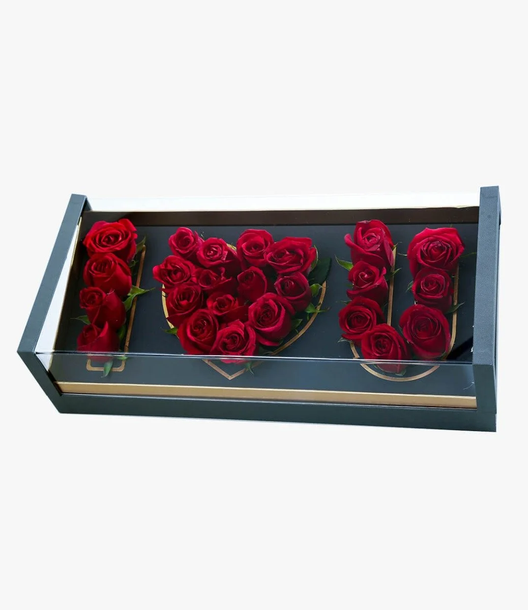 I Love you Roses Arrangement