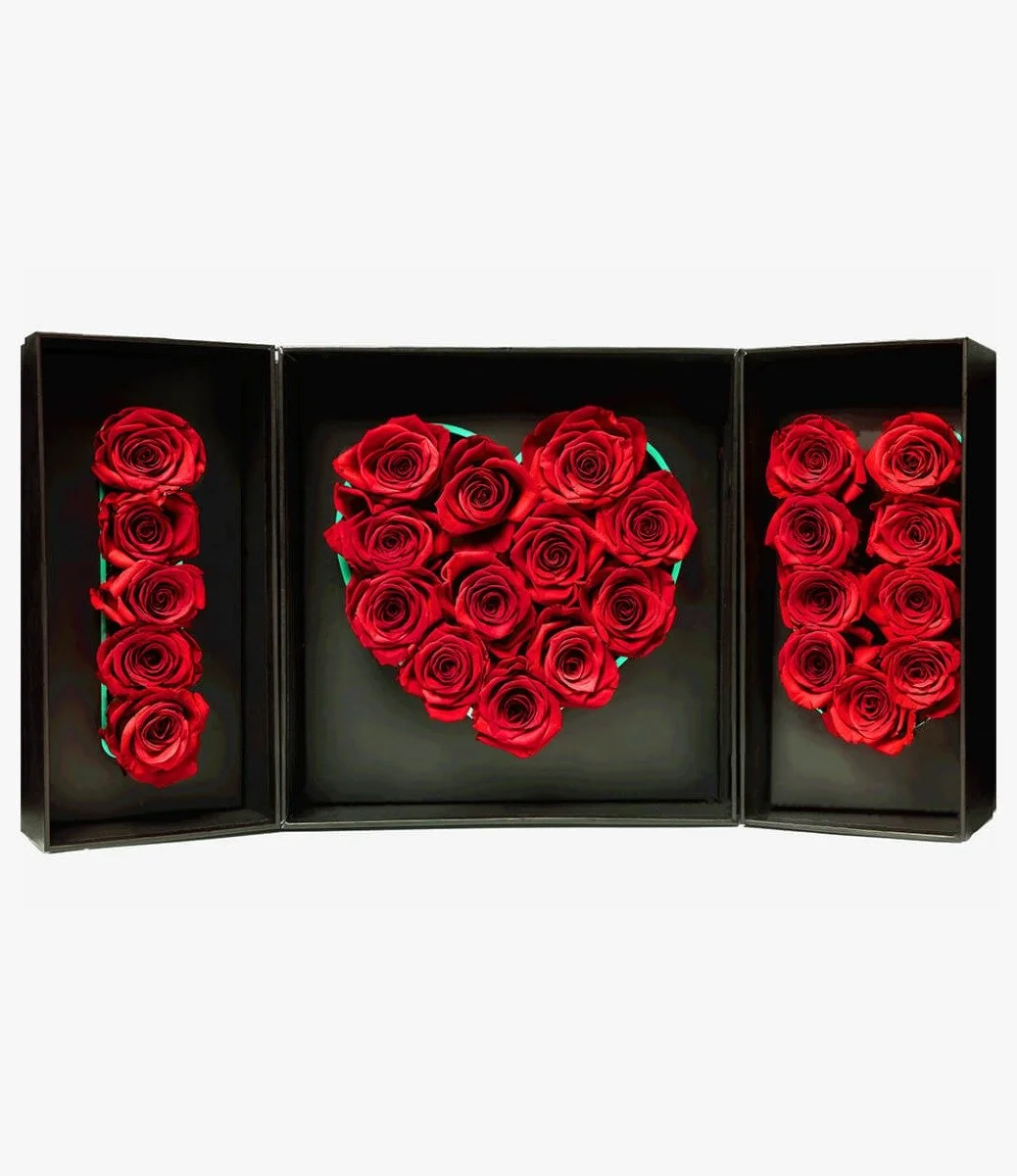 I Love You' Roses Box