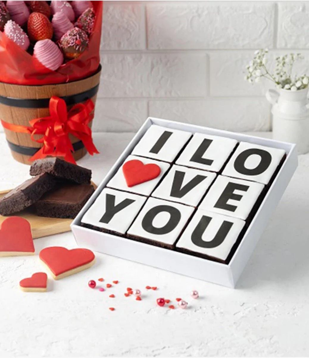 ILOVEYOU Brownies By Cake Social