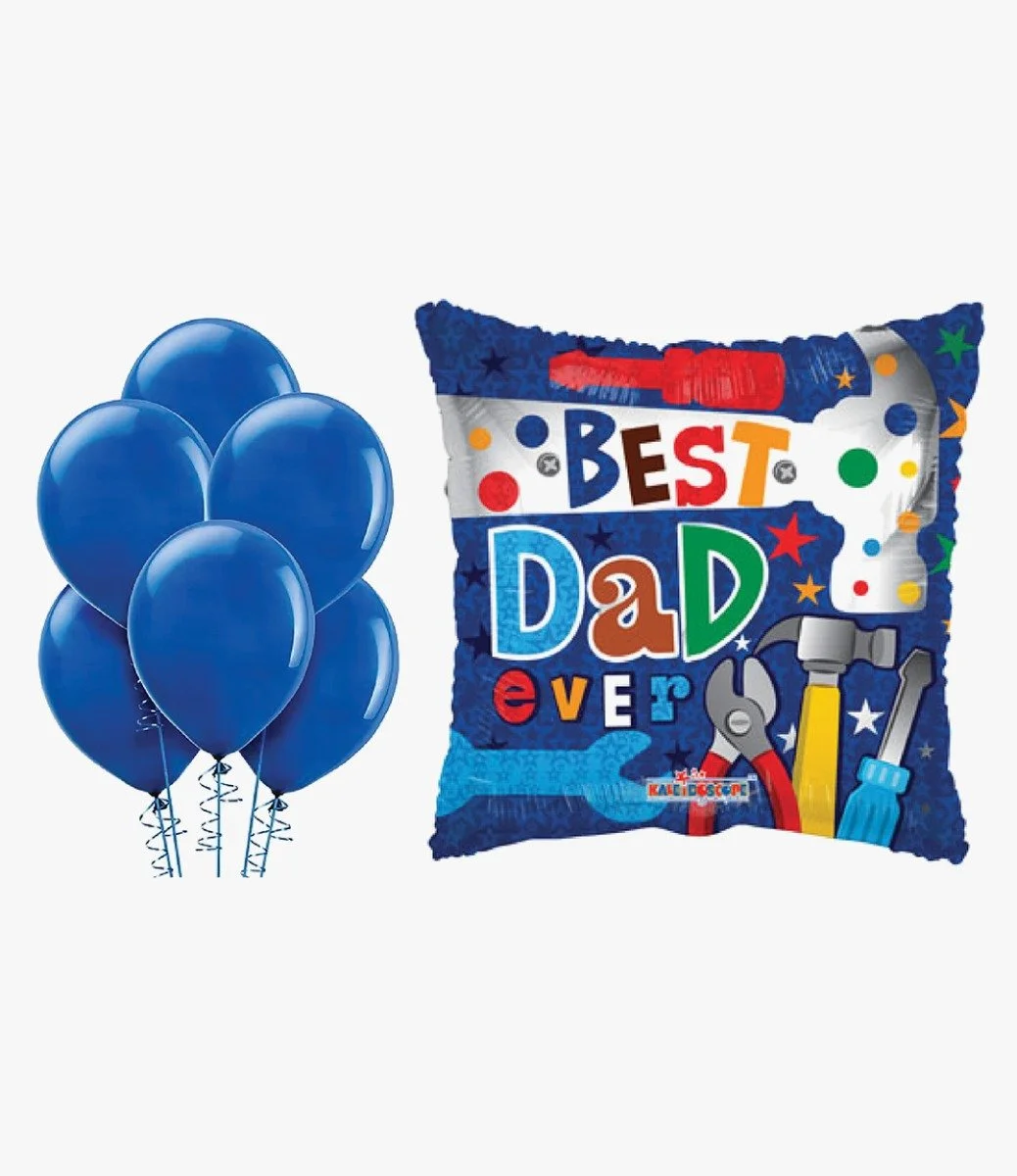 Best Dad Ever Balloon Set